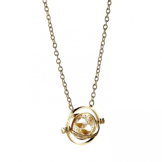 Harry Potter Gold Plated Necklace Time Turner