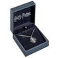 Harry Potter Sterling Silver Crystal Necklace Time Turner