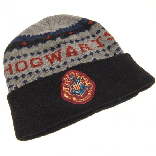 哈利波特霍格沃茨毛线帽 BK