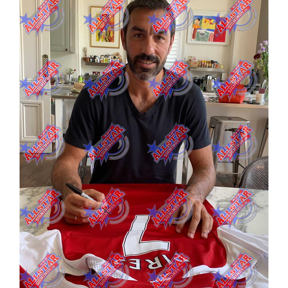 Arsenal FC Pires Signed Shirt (Framed)