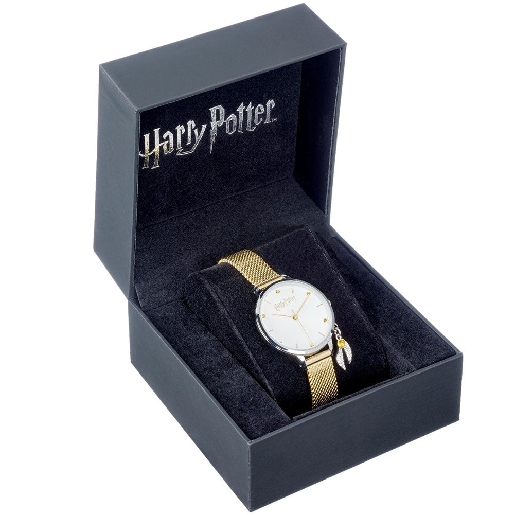 Harry Potter Crystal Charm Watch Golden Snitch