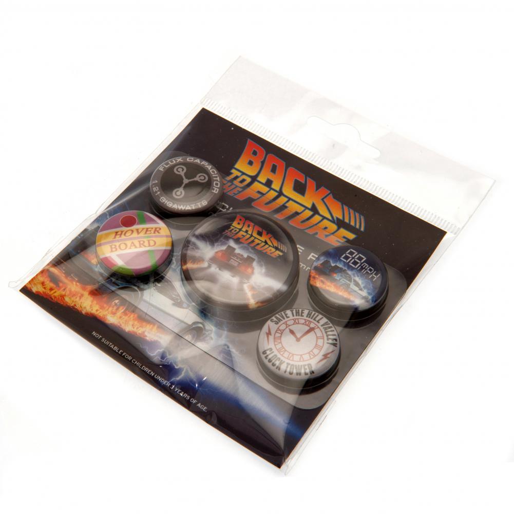 Back To The Future Button Badge Set