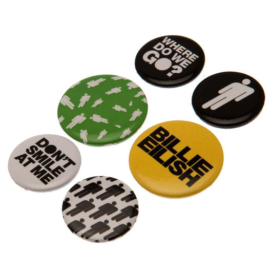Billie Eilish Button Badge Set Stickman