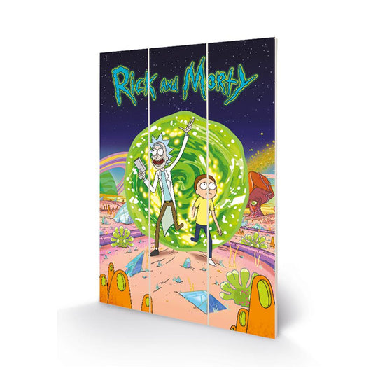Rick And Morty 木版印刷门户