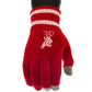 Liverpool FC Touchscreen Knitted Gloves Adult RD