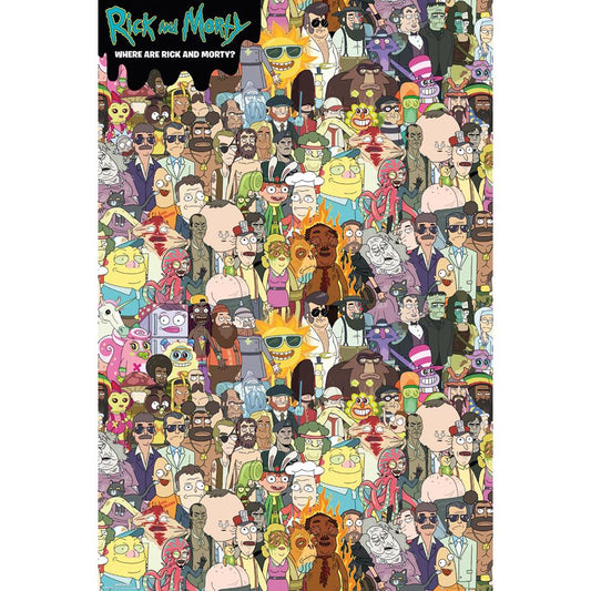 Rick And Morty Poster Where's Rick 244