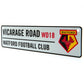 Watford FC Window Sign