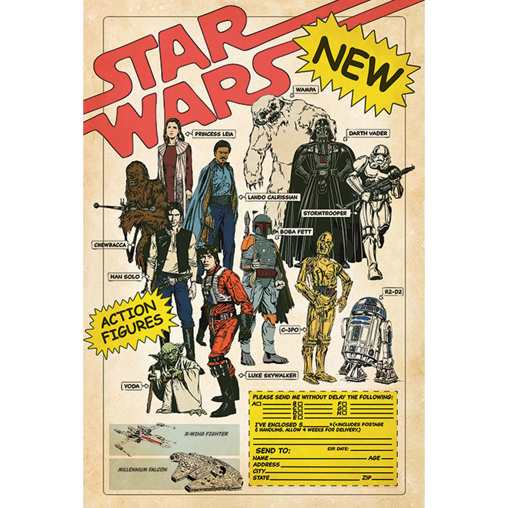 Star Wars Poster Action Figures 99