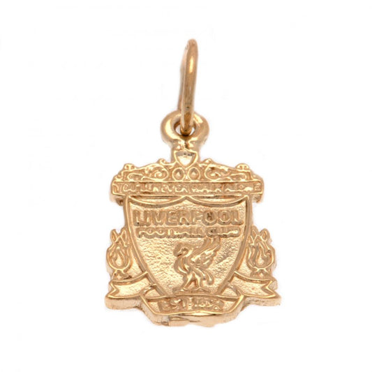 Liverpool FC 9ct Gold Pendant Crest Small