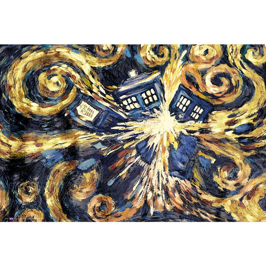 Doctor Who Poster Exploding Tardis 98