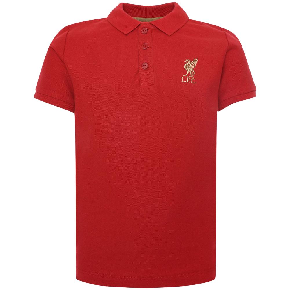 Liverpool FC Polo Shirt Junior Red 11/12