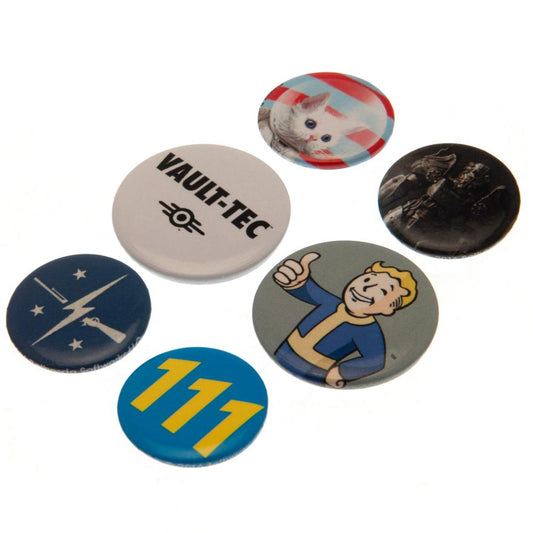 Fallout Button Badge Set Vault Boy