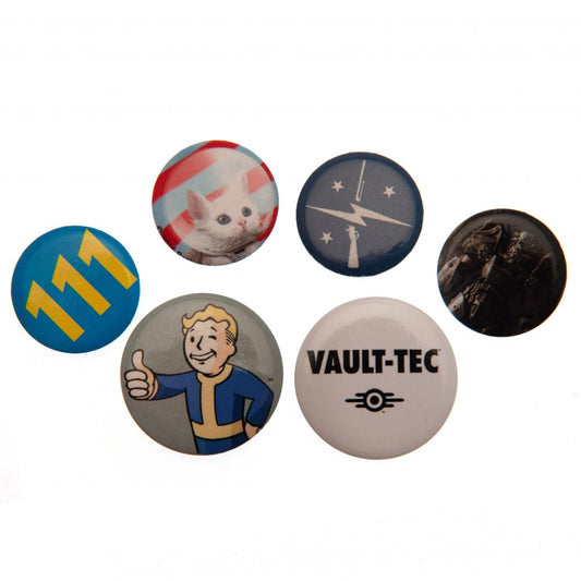 Fallout 按钮徽章套装 Vault Boy