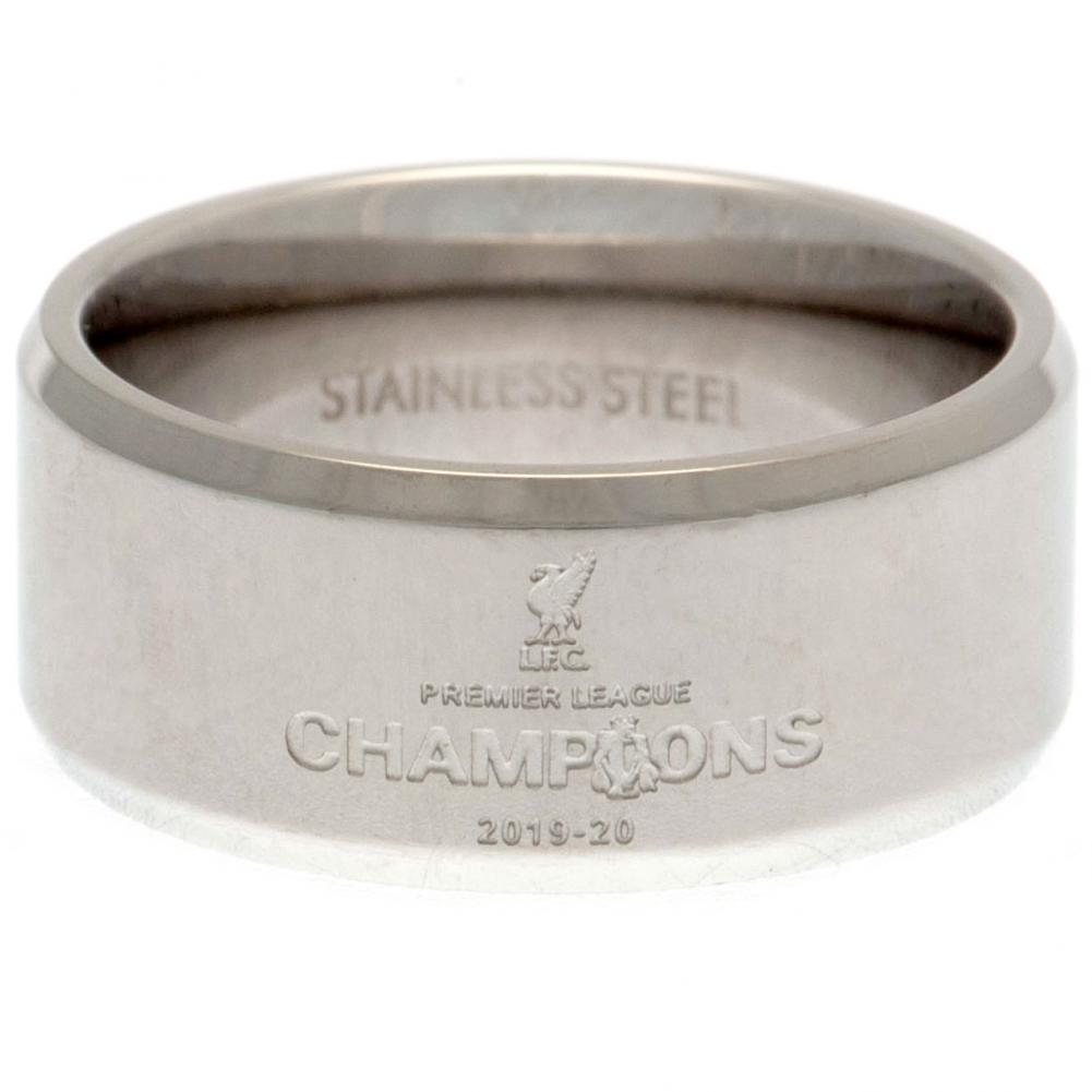 Liverpool FC Premier League Champions Band Ring Medium