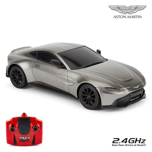 Aston Martin Vantage Radio Controlled Car 1:24 Scale Grey