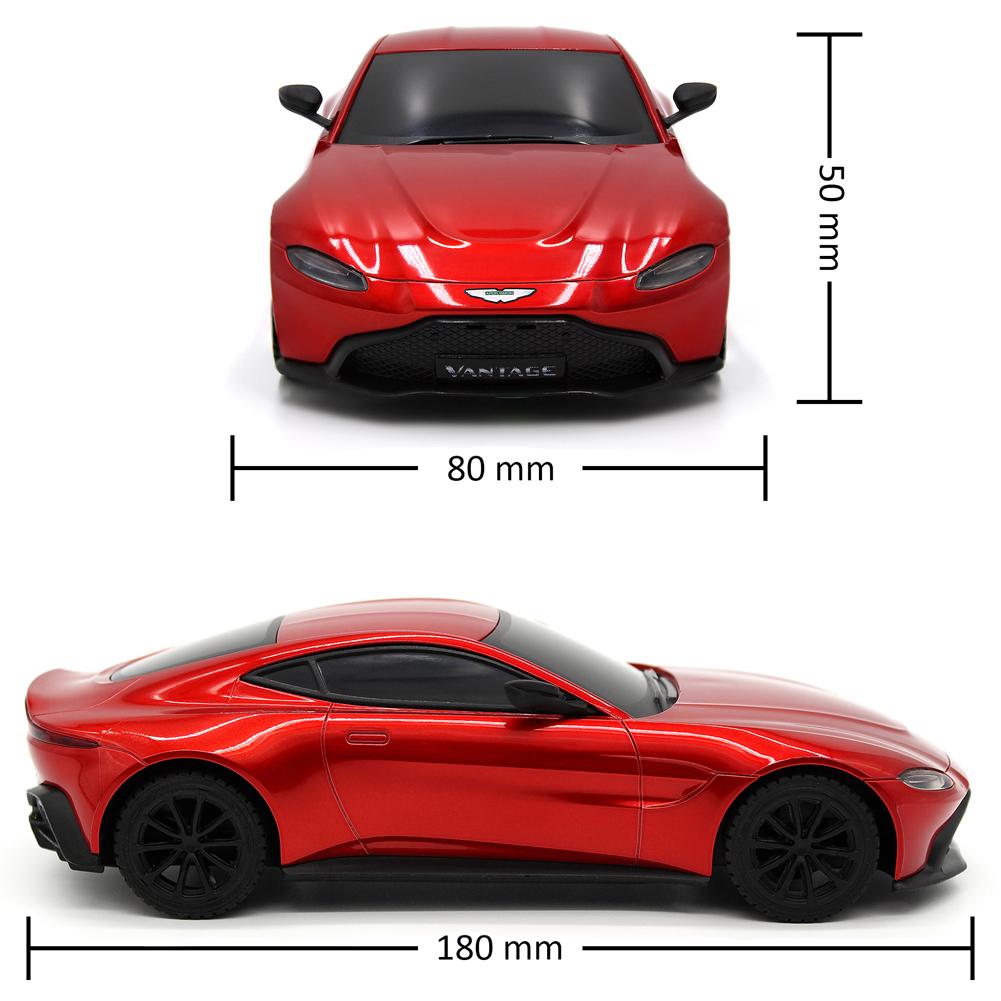 Aston Martin Vantage Radio Controlled Car 1:24 Scale Red