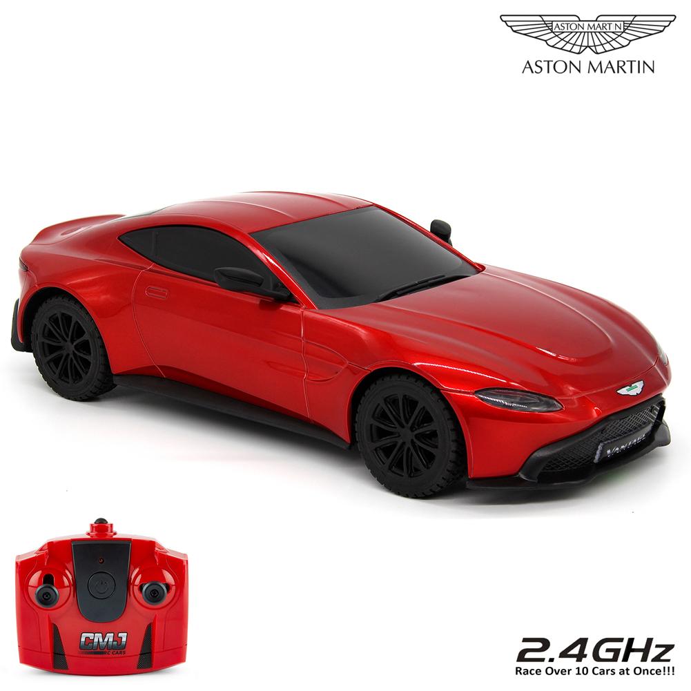 Aston Martin Vantage Radio Controlled Car 1:24 Scale Red