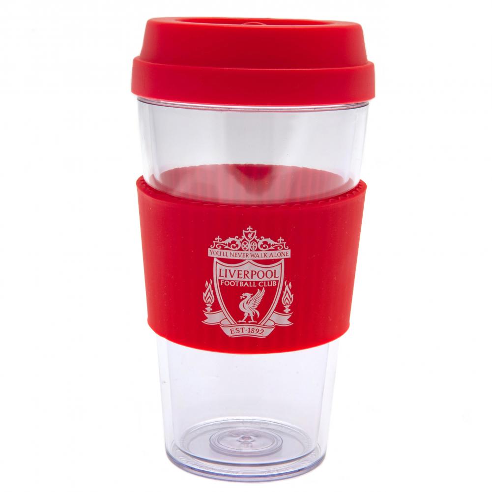 Liverpool FC Clear Grip Travel Mug CR