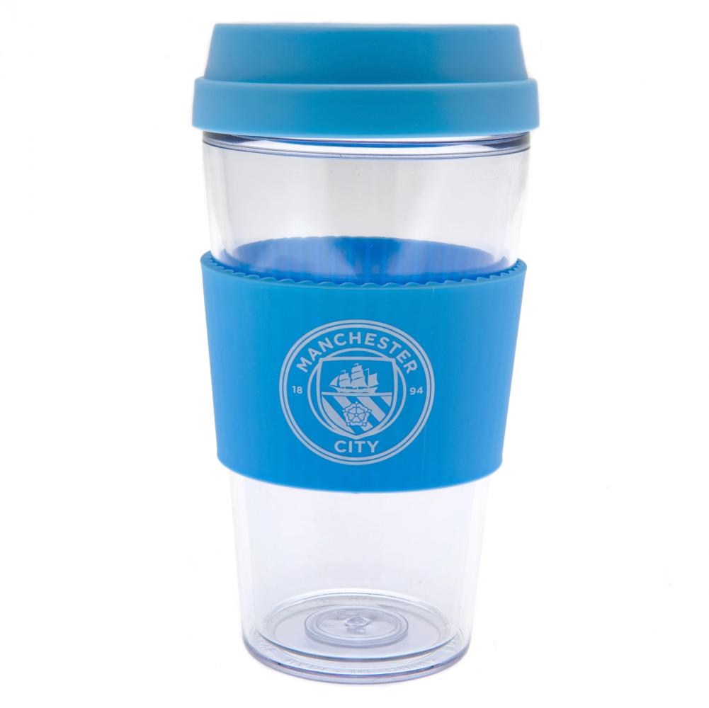 Manchester City FC Clear Grip Travel Mug