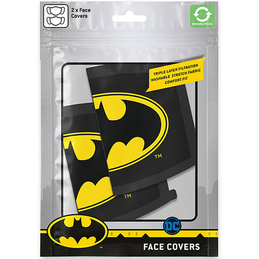 バットマン フェイスカバー 2パック ロゴ