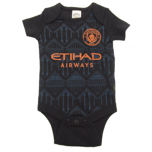 Manchester City FC 2 Pack Bodysuit 9/12 mths