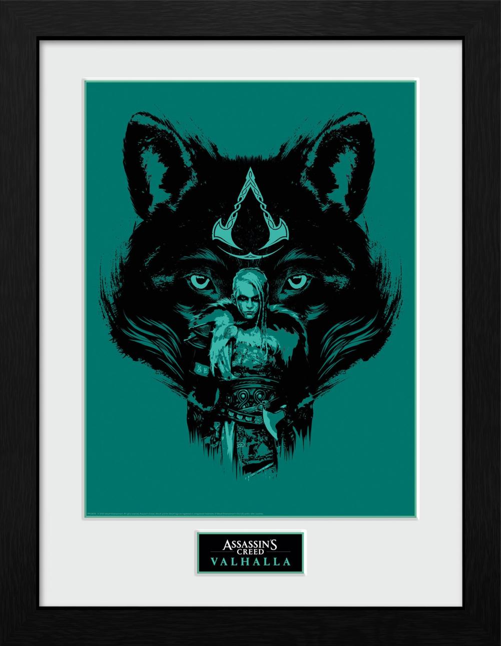 Assassin's Creed Valhalla Picture Wolf 16 x 12