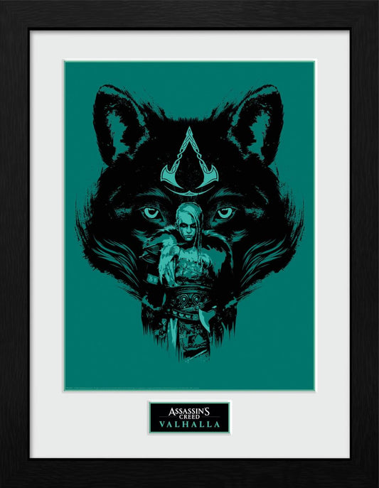 Assassin's Creed Valhalla Picture Wolf 16 x 12