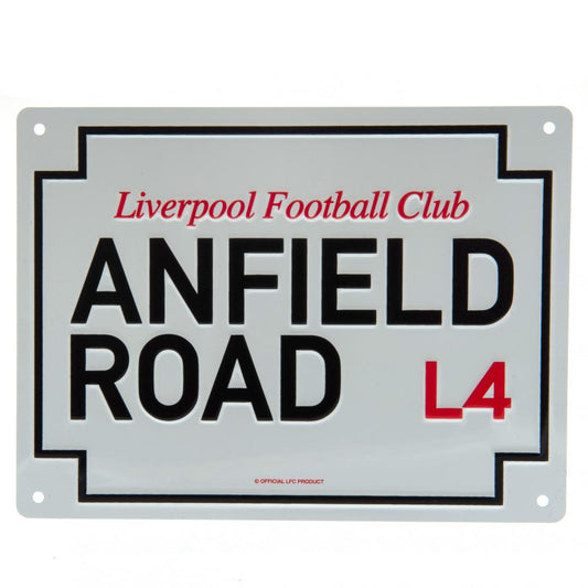 リバプールFC アンフィールド道路標識