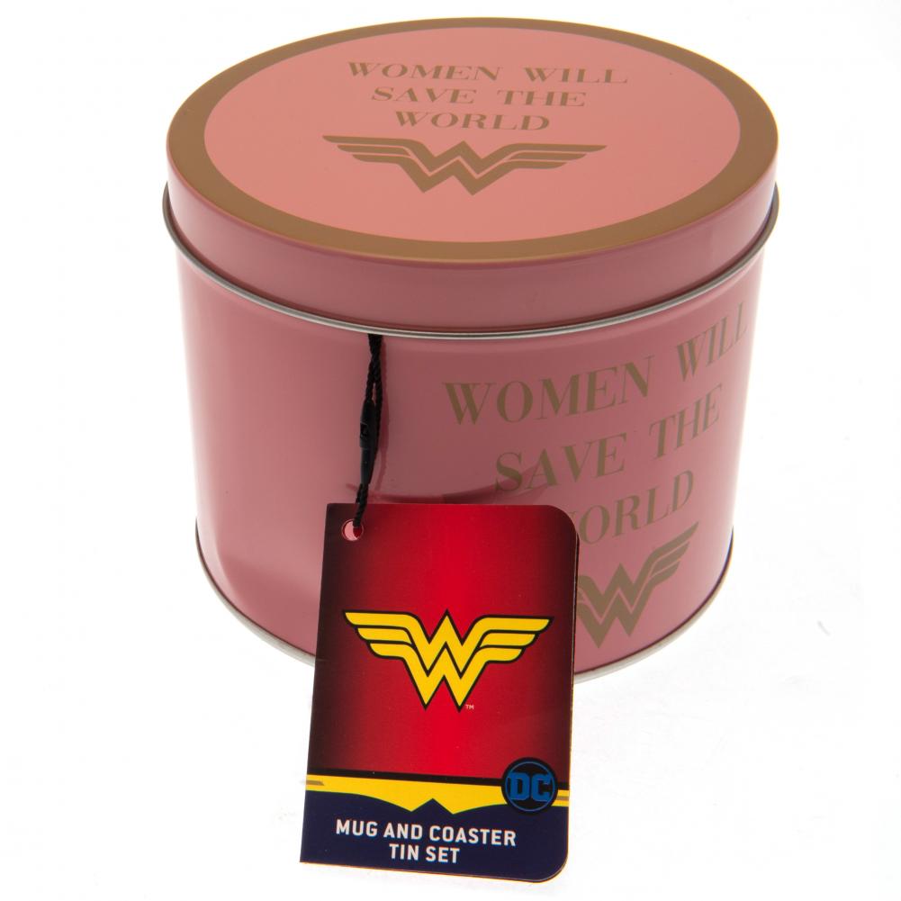 Wonder Woman Mug & Coaster Gift Tin