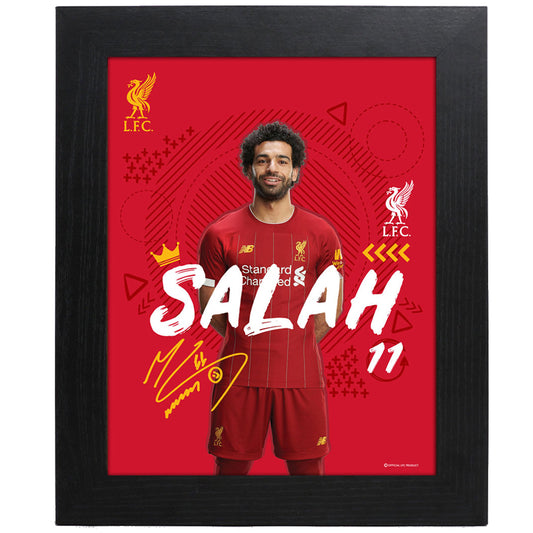 Liverpool FC Picture Salah 10 x 8