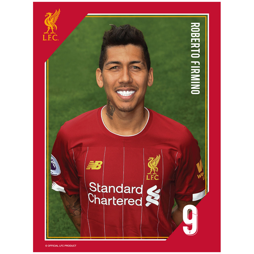 Liverpool FC Headshot Photo Firmino