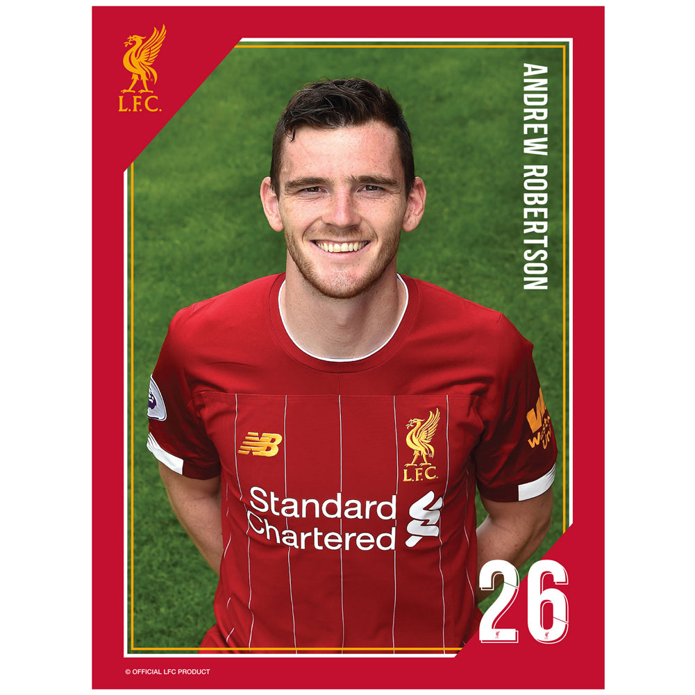 Liverpool FC Headshot Photo Robertson