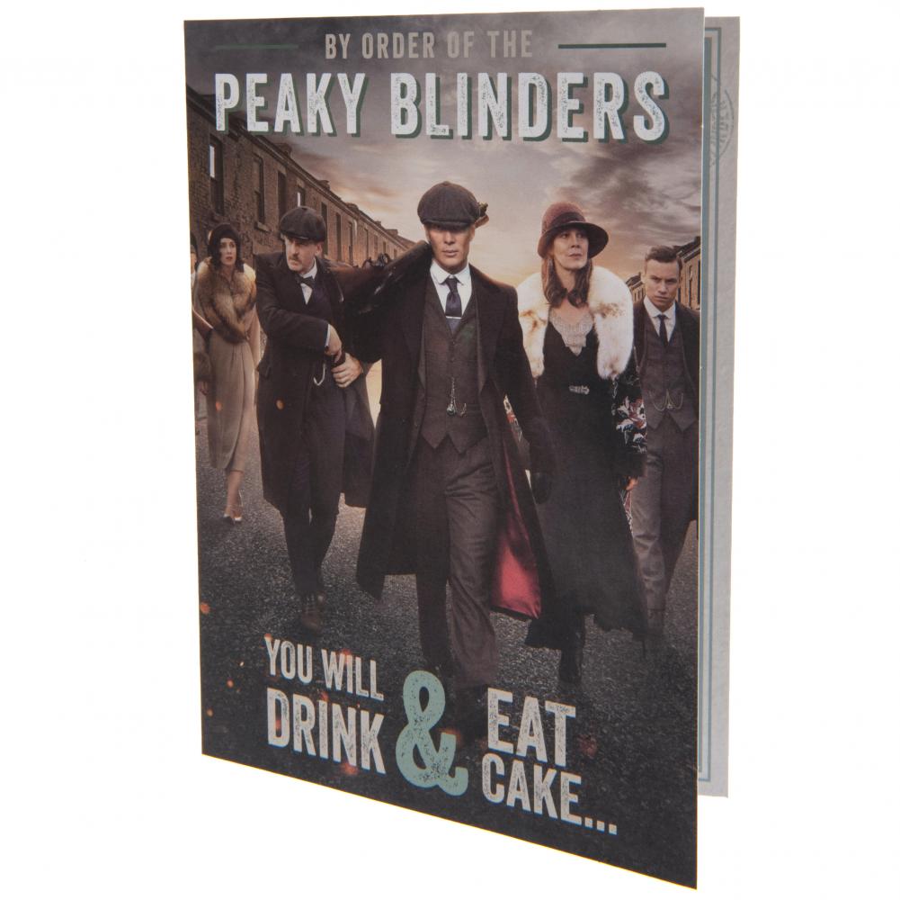 Peaky Blinders Birthday Card Eat Cake