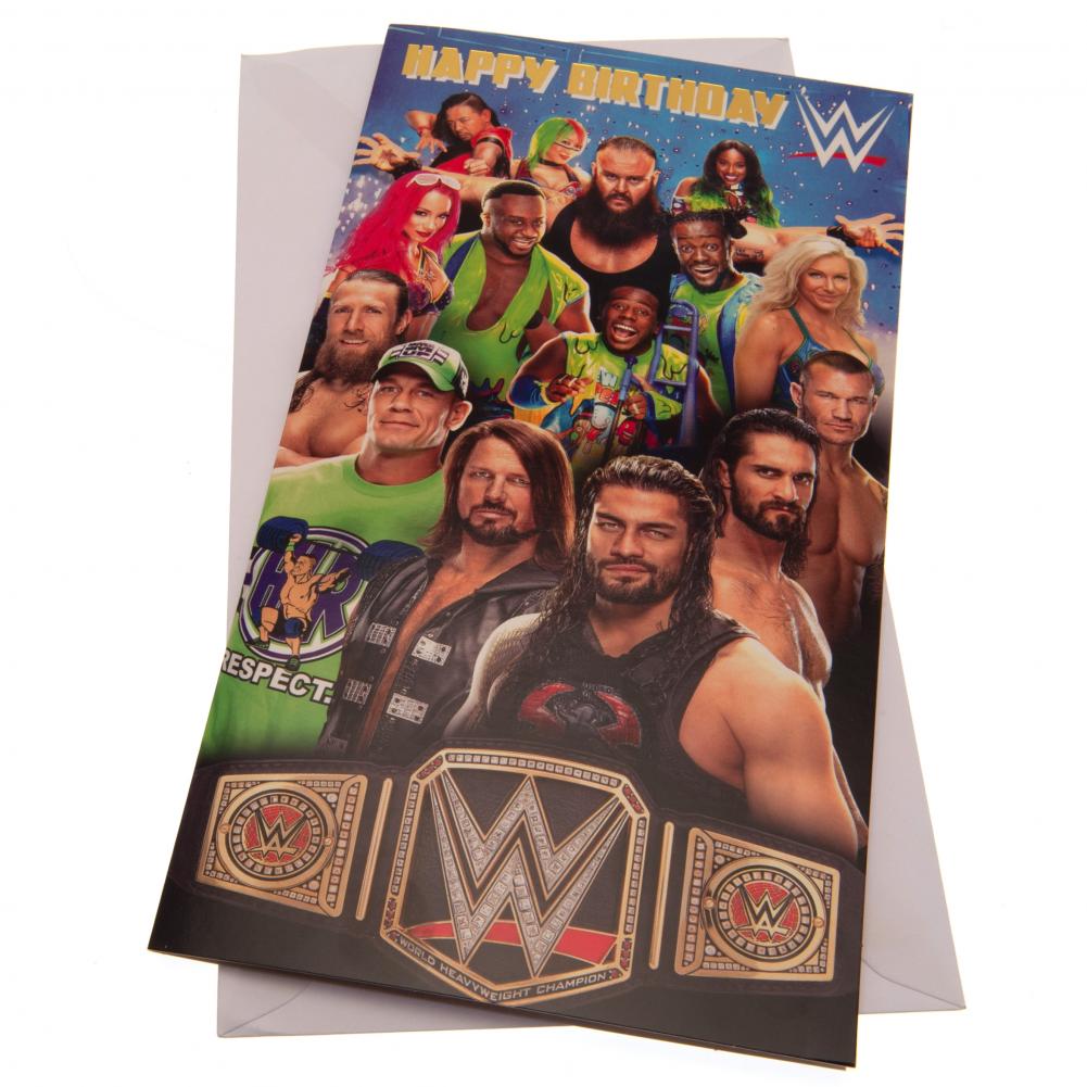 WWE Birthday Card