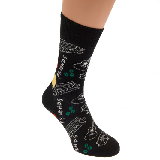 Friends Socks Infographic - Size 5-7