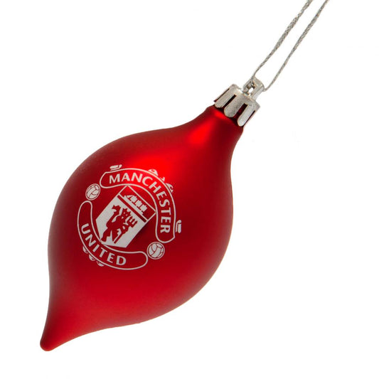 Manchester United FC 3pk Vintage Baubles