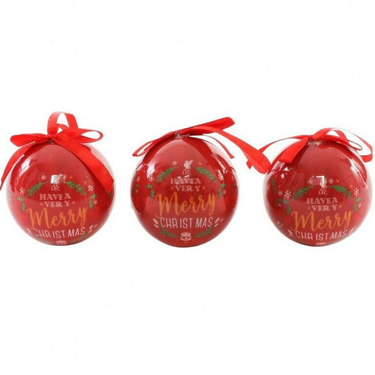 Liverpool FC 3pk Round Baubles