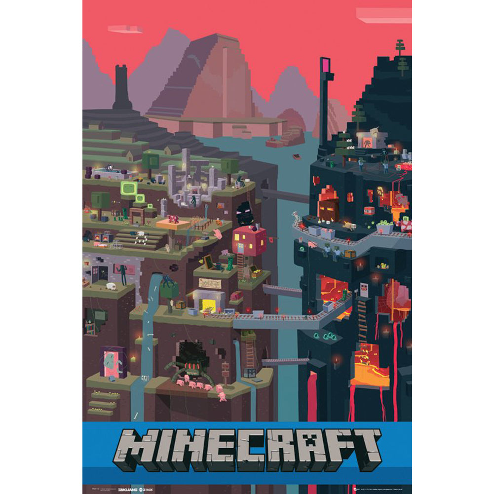 Minecraft Poster World 85