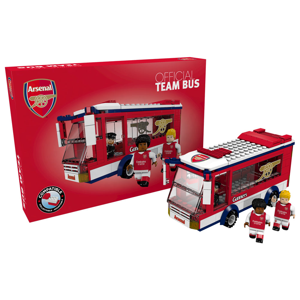 Arsenal FC Brick Team Bus