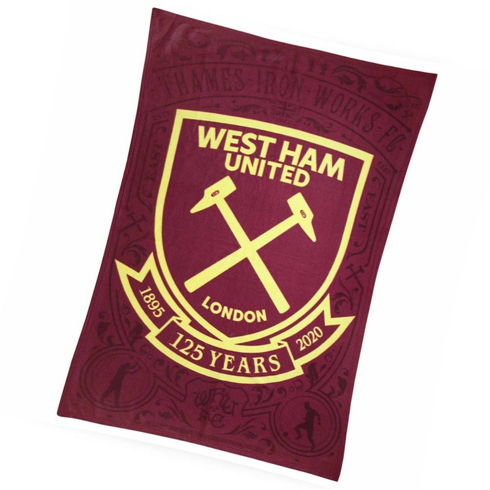 West Ham United FC Fleece Blanket