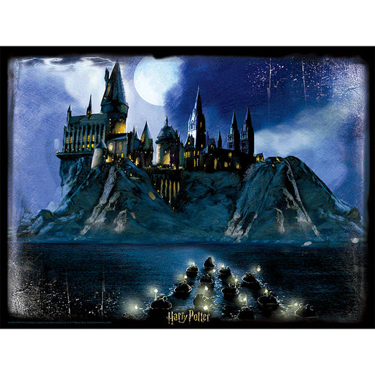 Harry Potter 3D Image Puzzle 500pc Hogwarts Night