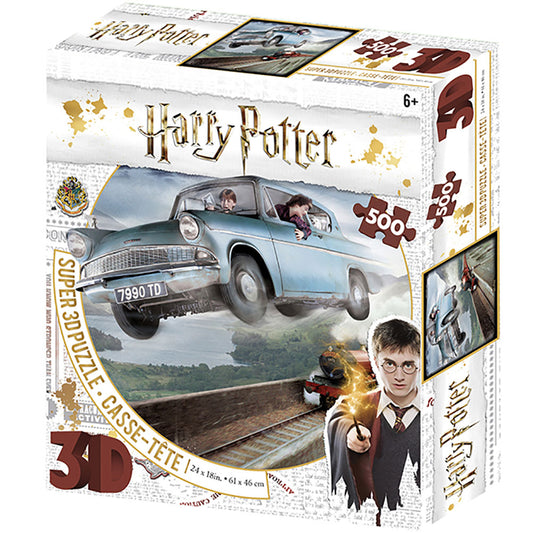 Harry Potter 3D Image Puzzle 500pc Ford Anglia