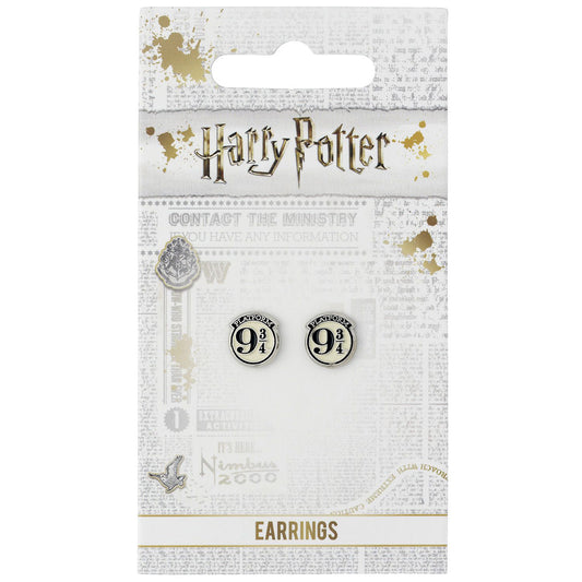 Harry Potter Silver Plated Earrings 9 & 3 Quarters