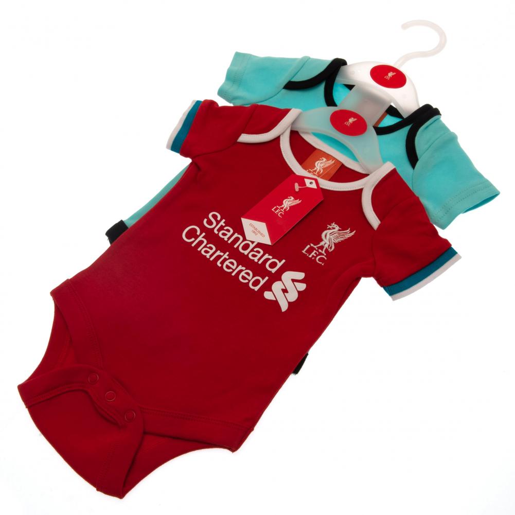 Liverpool FC 2 Pack Bodysuit 0-3 Mths GR
