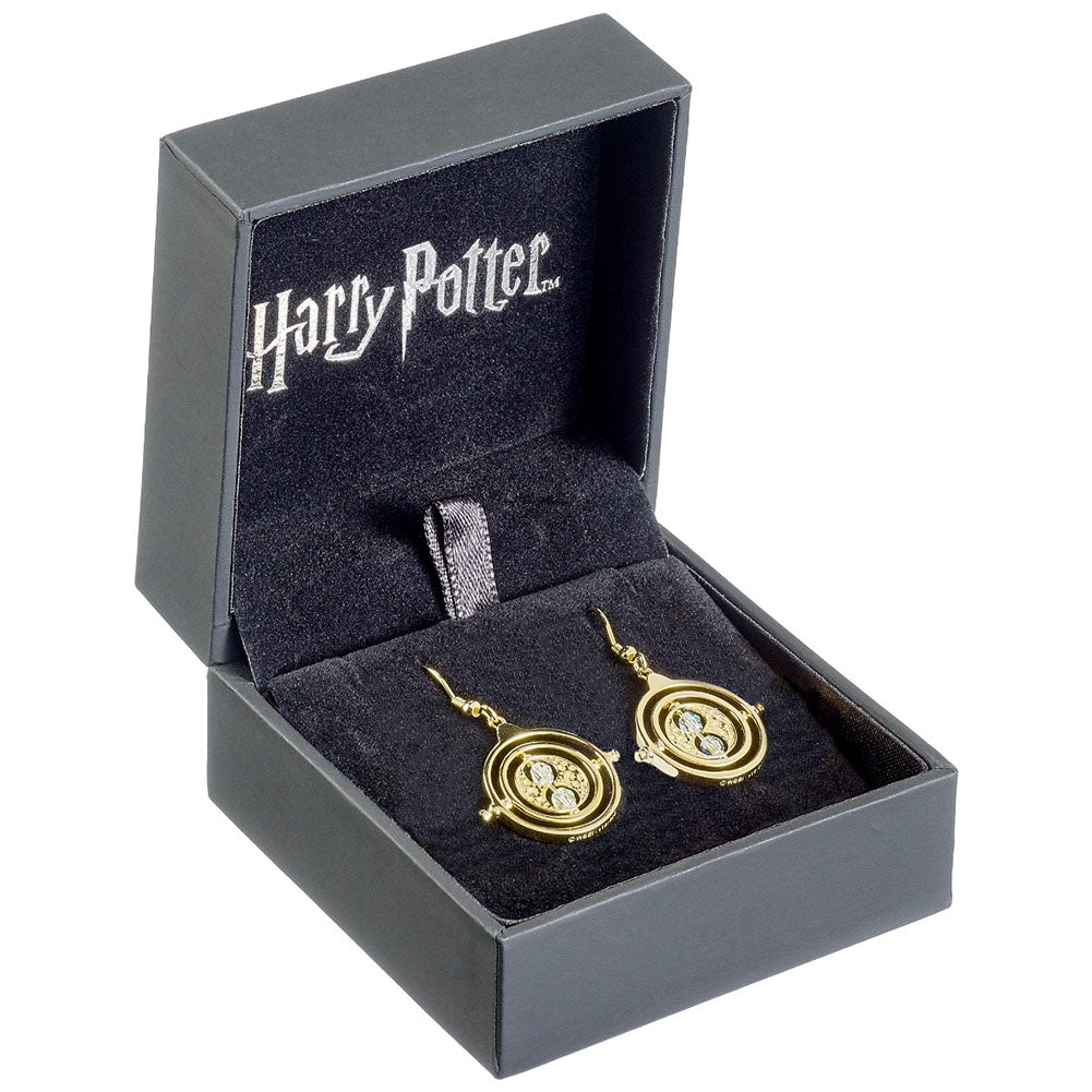 Harry Potter Embellished with Swarovski® Crystals Time Turner Earrings -  HPSE021 - Millennia