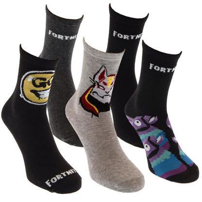 Fortnite 5pk Socks 4-6