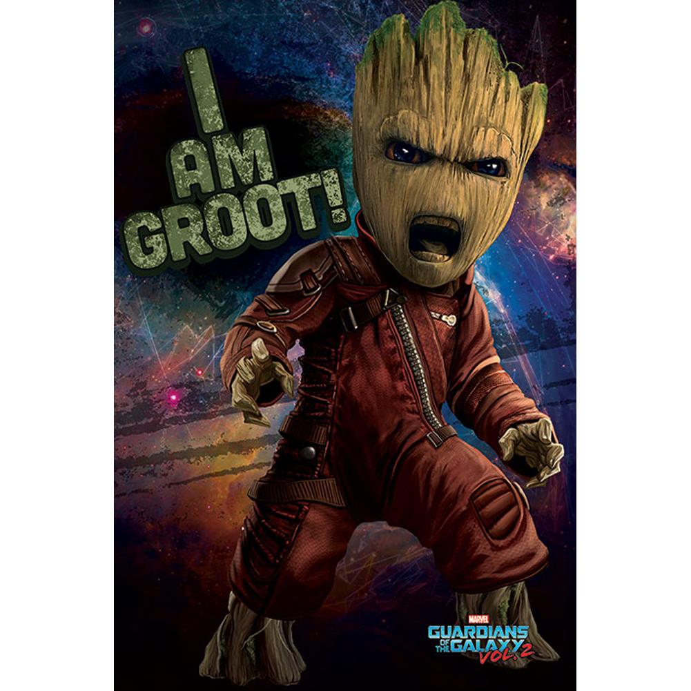 Guardians Of The Galaxy 2 Poster Angry Groot 78
