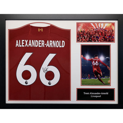 Liverpool FC Alexander-Arnold Signed Shirt (Framed)