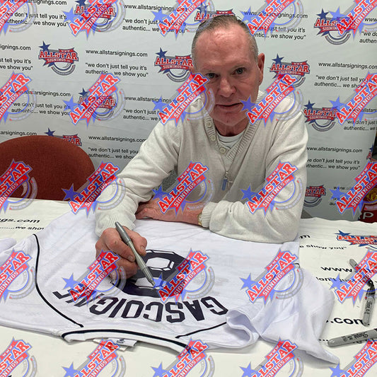 Tottenham Hotspur FC Gascoigne Signed Shirt (Framed)