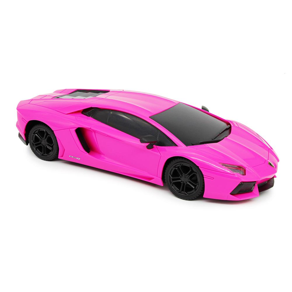 兰博基尼 Aventador 遥控车 1:24 比例 粉色